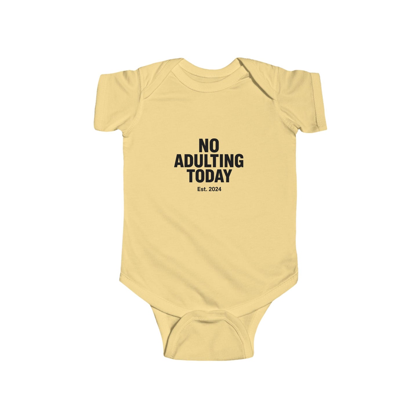 No Adulting Today – Infant Fleece Jumper (OG Mini Edition)