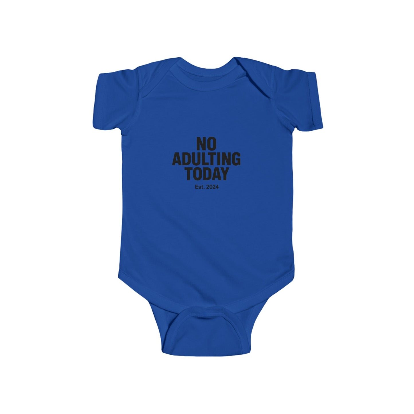 No Adulting Today – Infant Fleece Jumper (OG Mini Edition)
