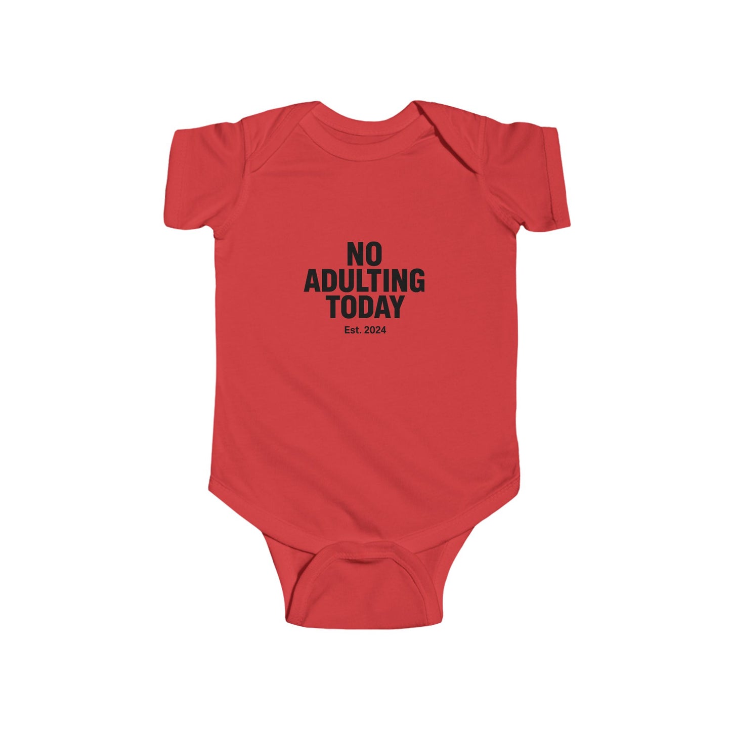 No Adulting Today – Infant Fleece Jumper (OG Mini Edition)