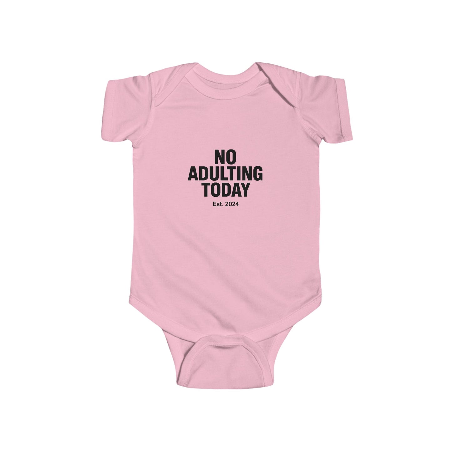 No Adulting Today – Infant Fleece Jumper (OG Mini Edition)