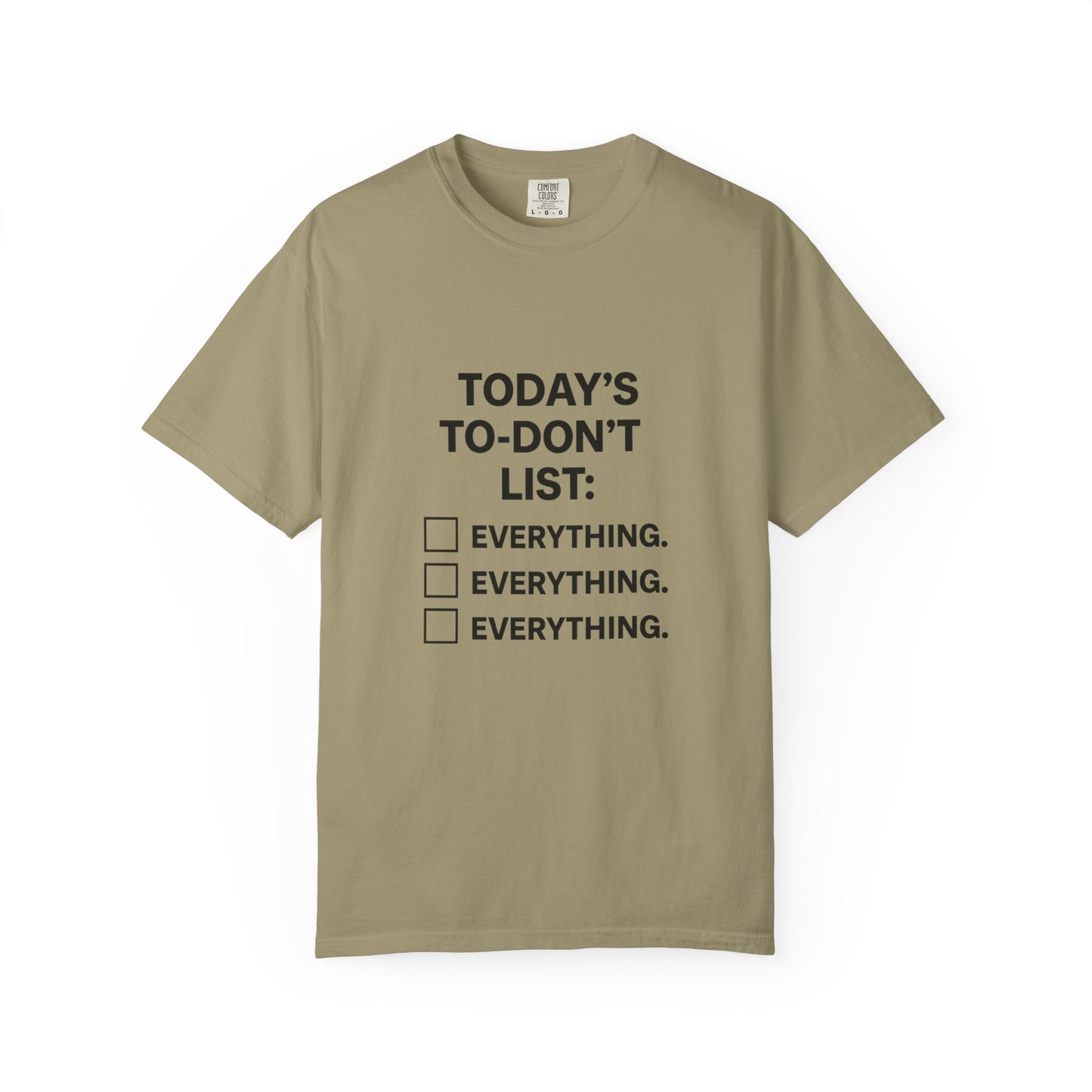 Today’s To-Don't List: Everything