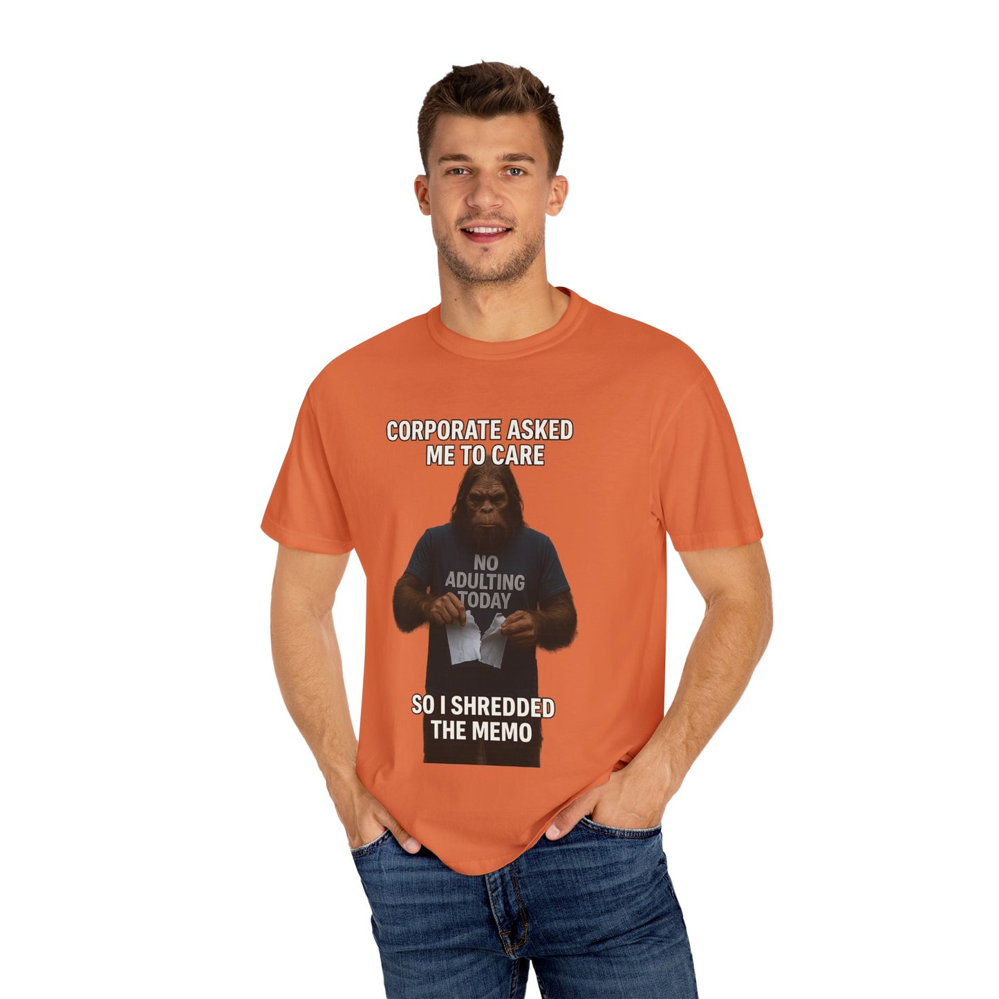 Corporate asked Bigfoot to care.