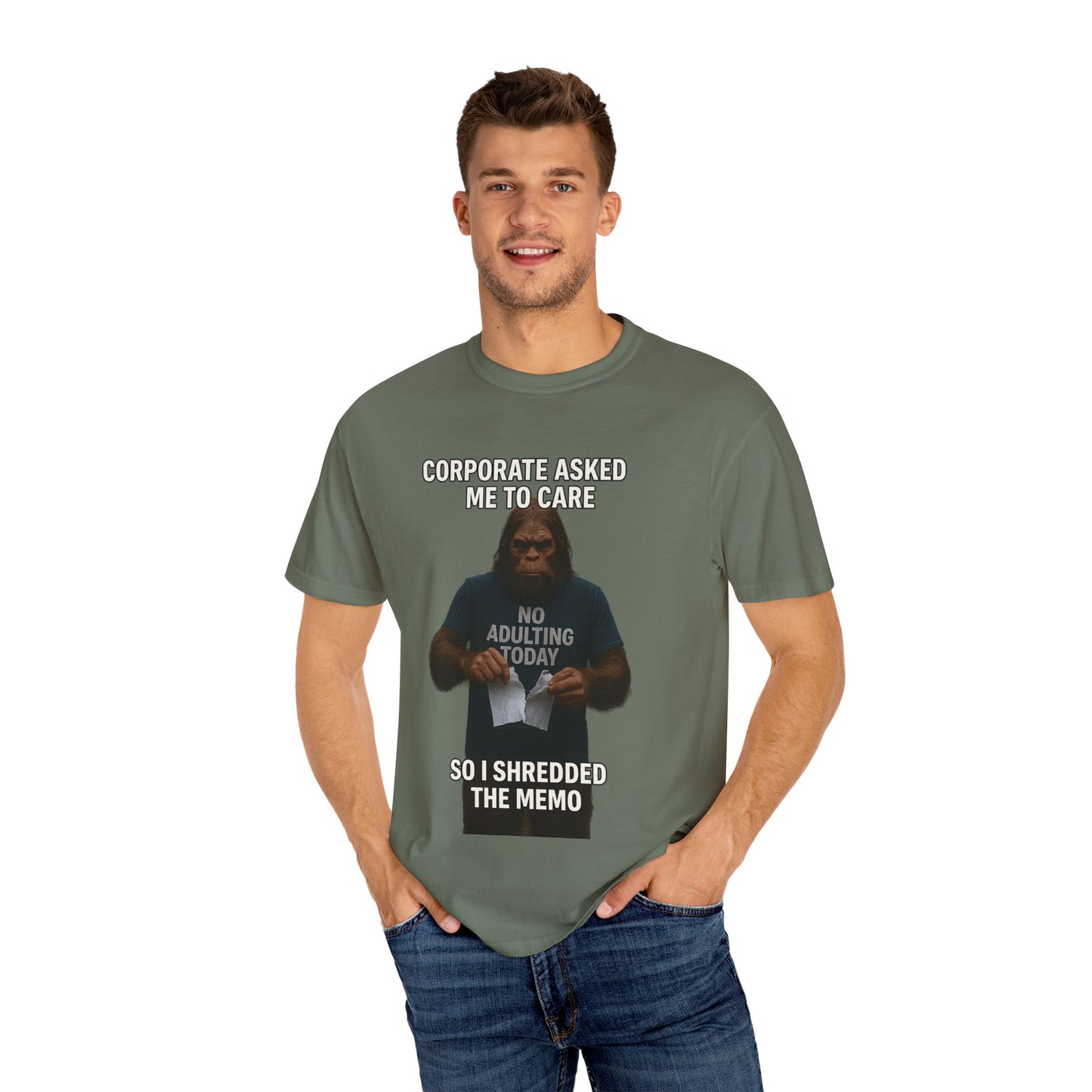 Corporate asked Bigfoot to care.