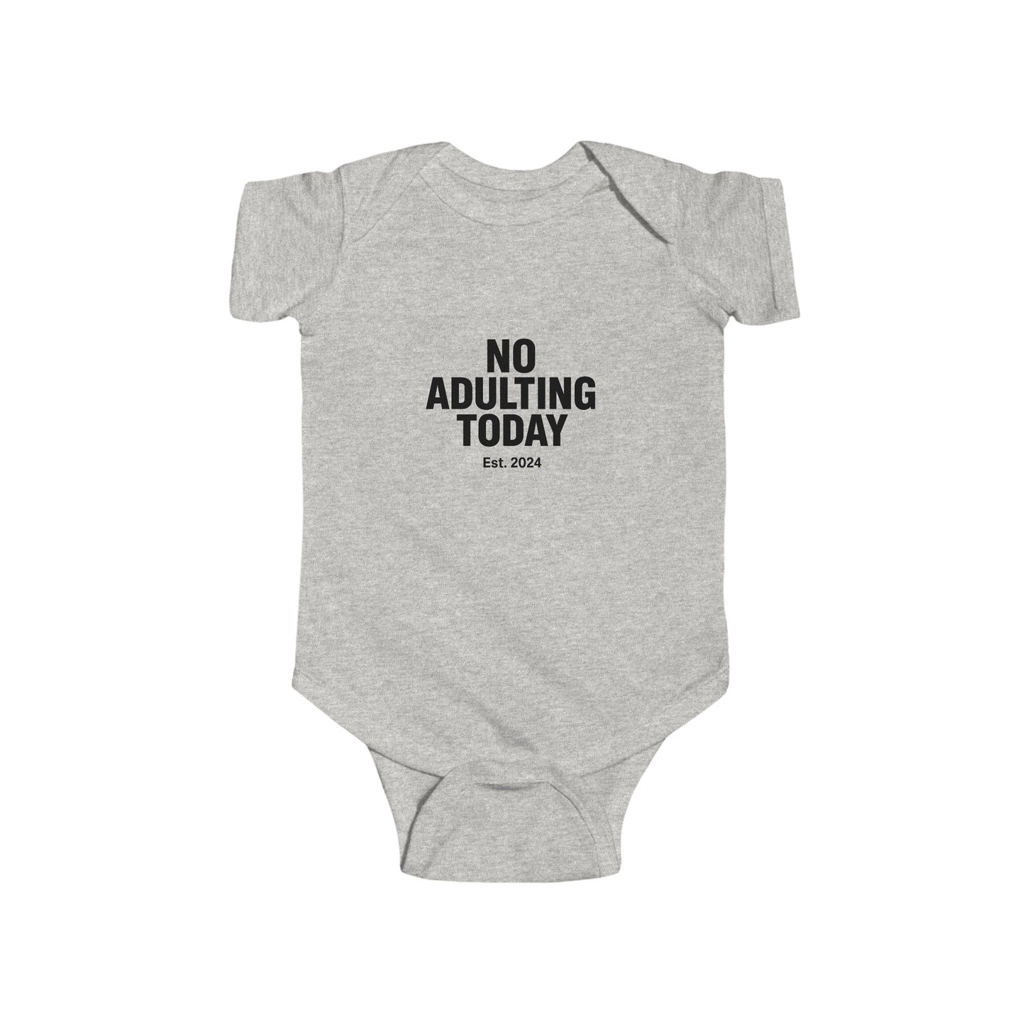 No Adulting Today – Infant Fleece Jumper (OG Mini Edition)