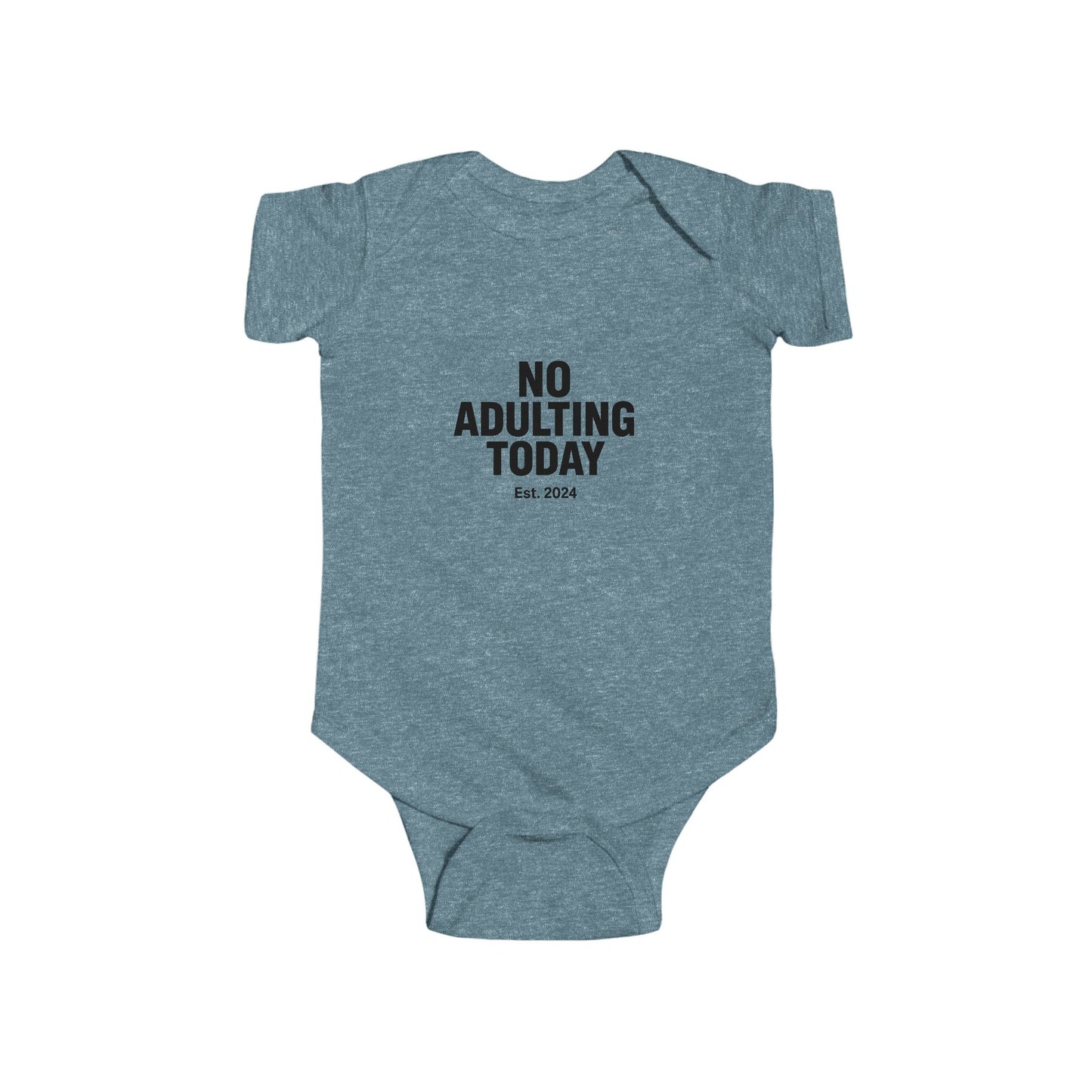 No Adulting Today – Infant Fleece Jumper (OG Mini Edition)