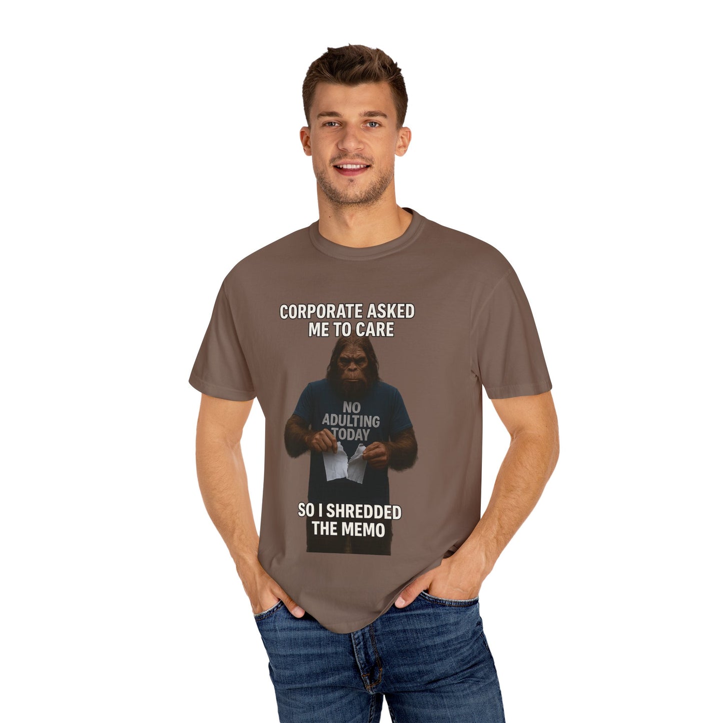Corporate asked Bigfoot to care.