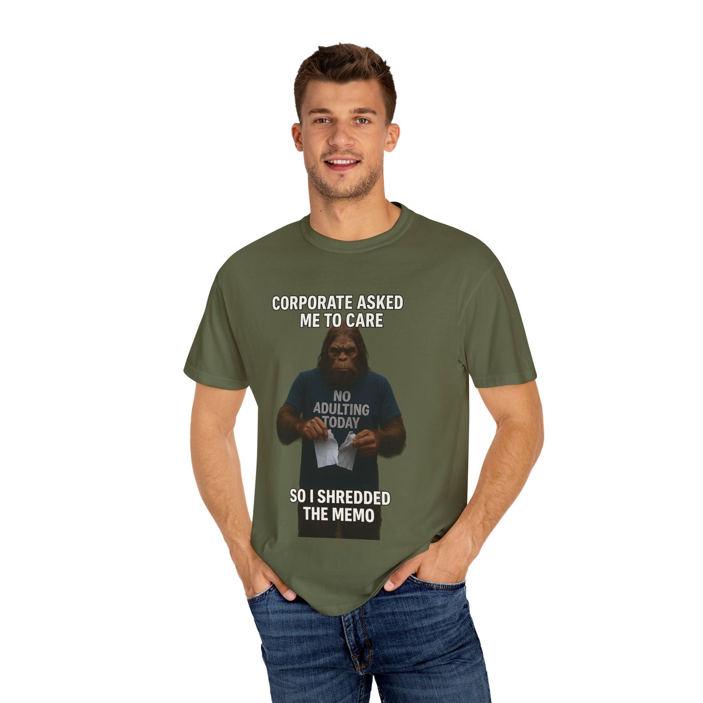 Corporate asked Bigfoot to care.