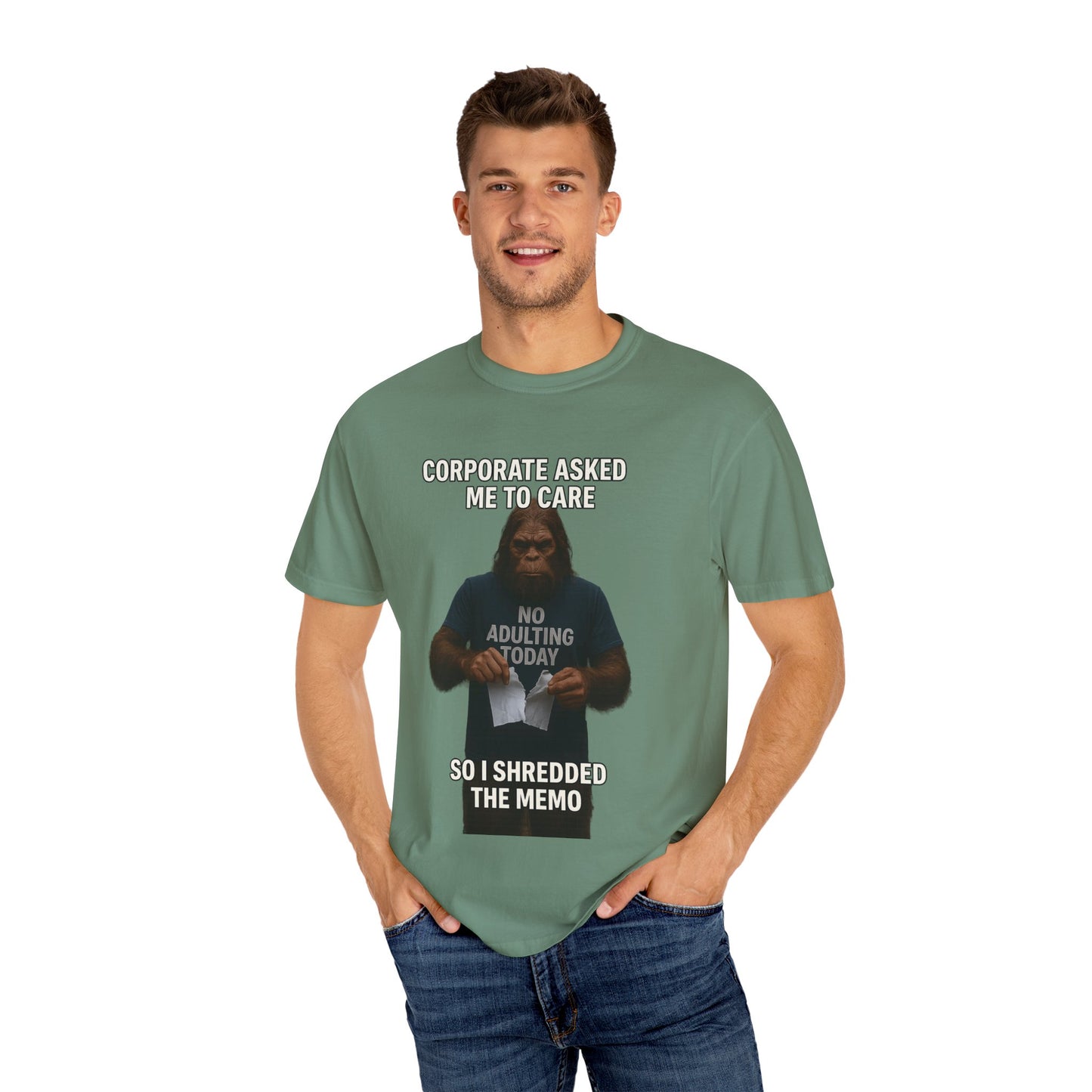 Corporate asked Bigfoot to care.
